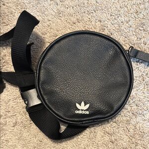 Adidas Black Belt Bag with Adjustable Strap